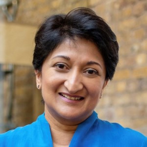 Photograph of Dr Priya Singh, the Chair of NHS Frimley